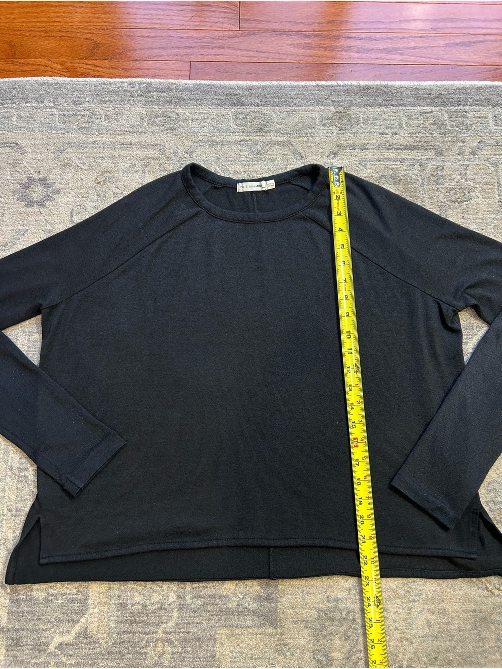 Rag & Bone/JEAN Black Women’s Long Sleeve Sweater Petite Small SP - Picture 4 of 9